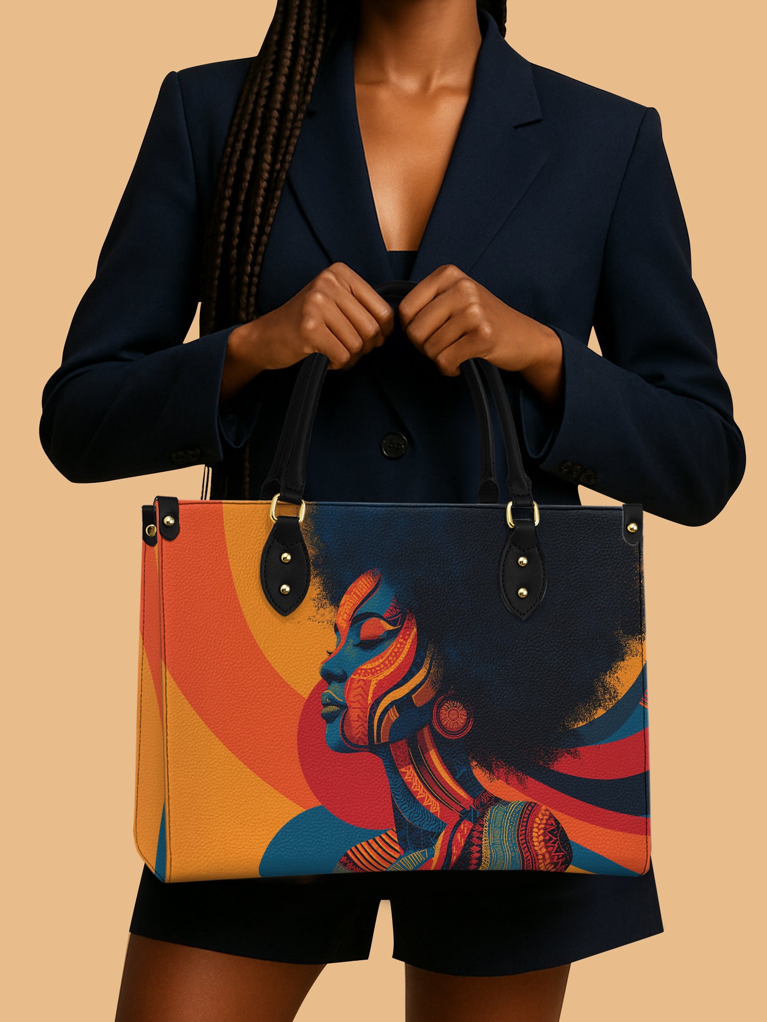 Rhythm & Radiance Premium Leather Handbag QR0TV053