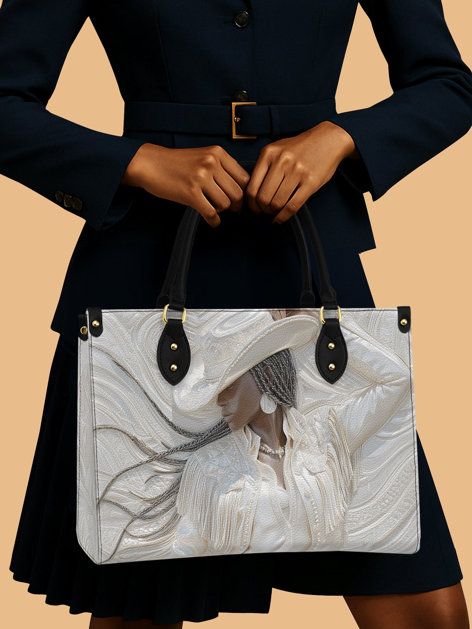 Midnight Rodeo Premium Leather Handbag QR0TD453