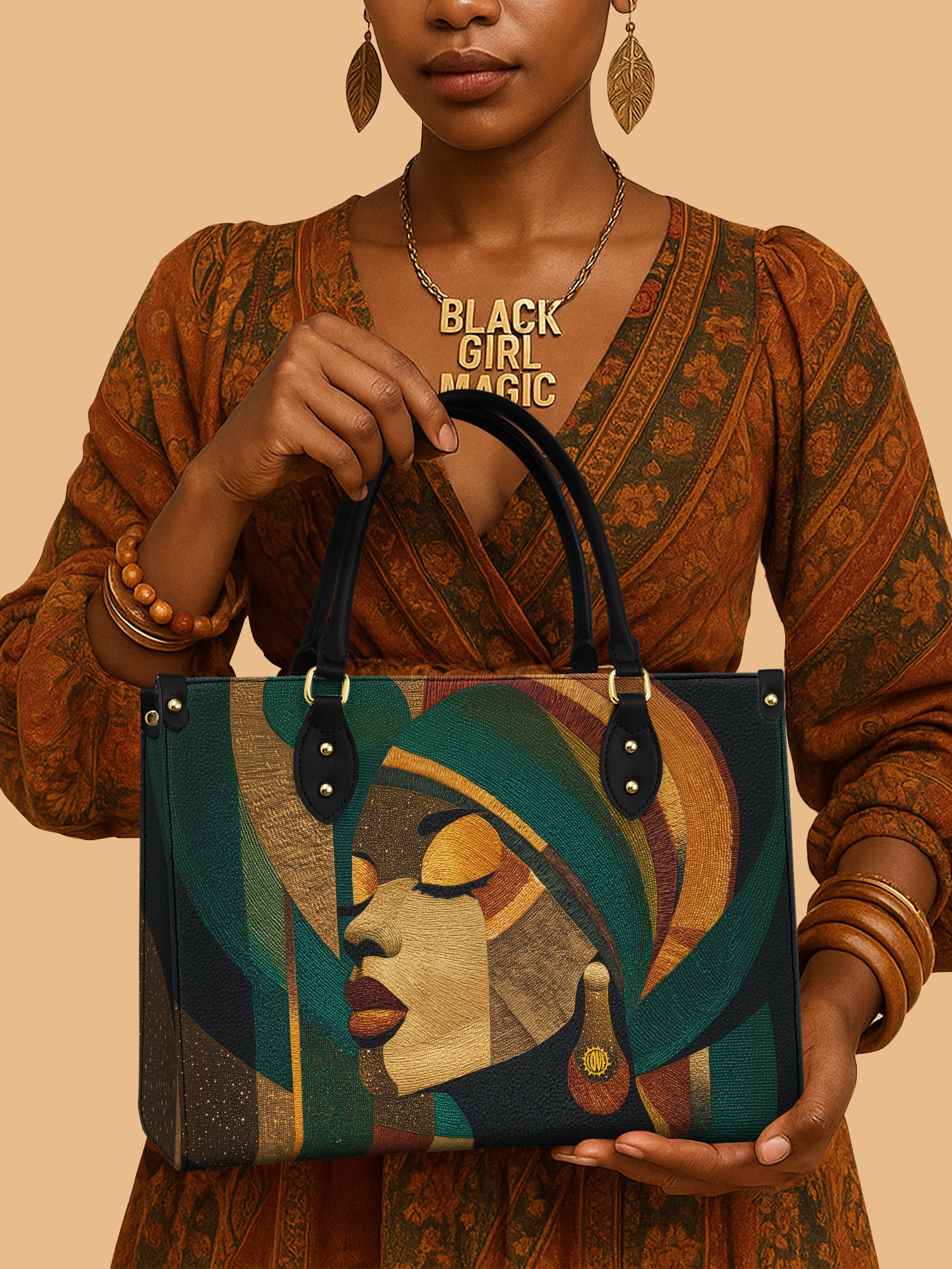 Velvet Ritual Premium Leather Handbag QR0XD514