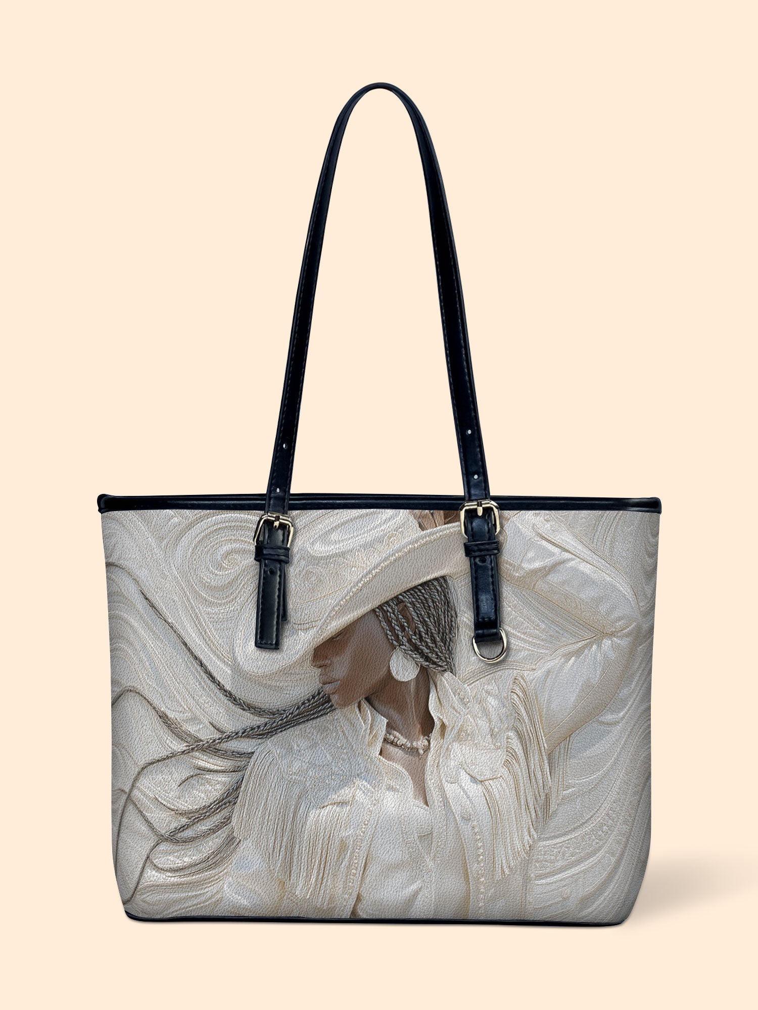 Midnight Rodeo Leather Bucket Bag QR0TD452