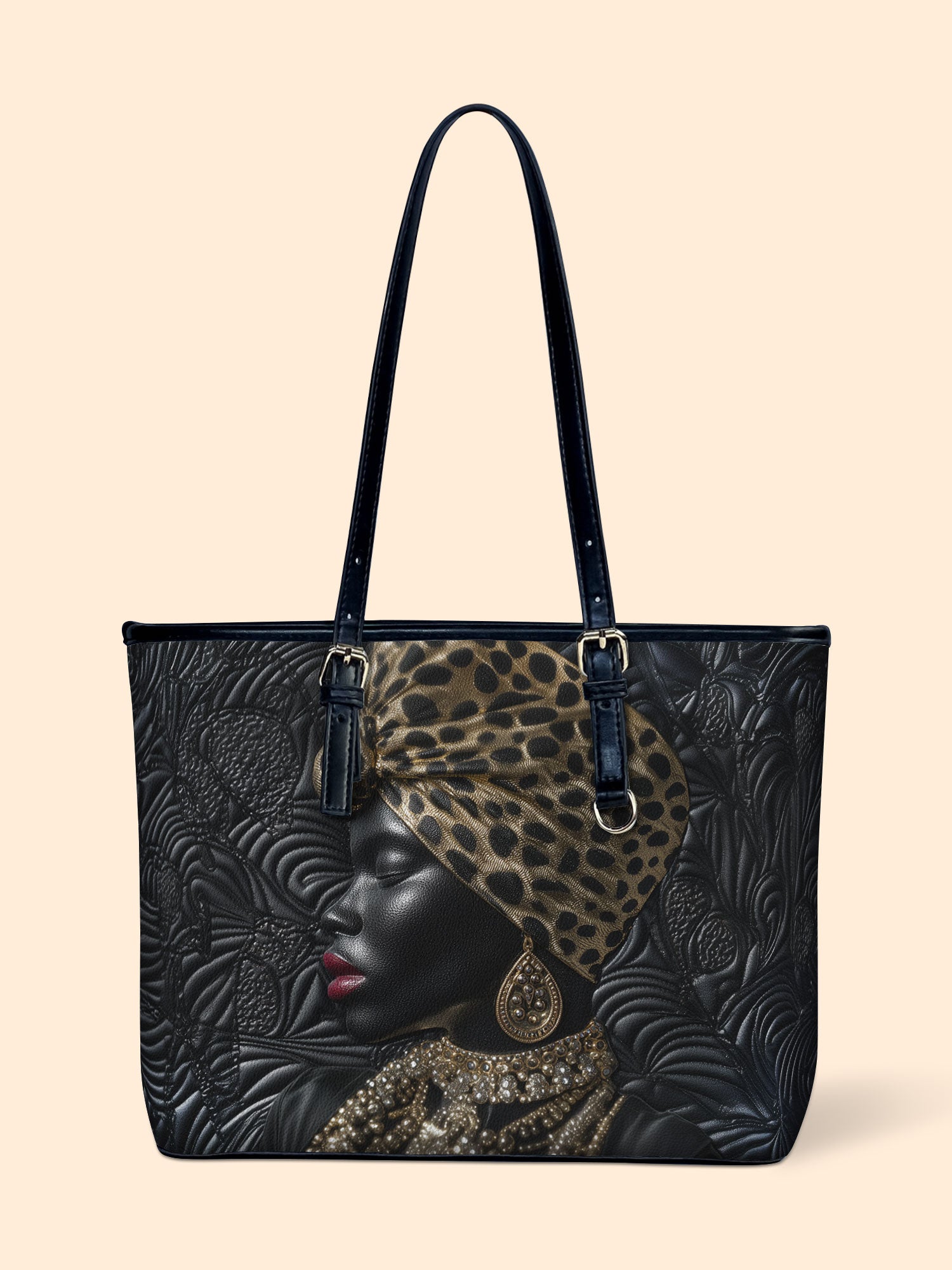 Regal Serenity Leather Bucket Bag QR0XD734