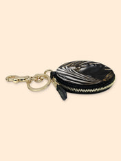 Aardwolf Aura Circular Coin Pouch Bag Charm QR0HH095