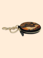 African Queen Essence Circular Coin Pouch Bag Charm QR0TD017