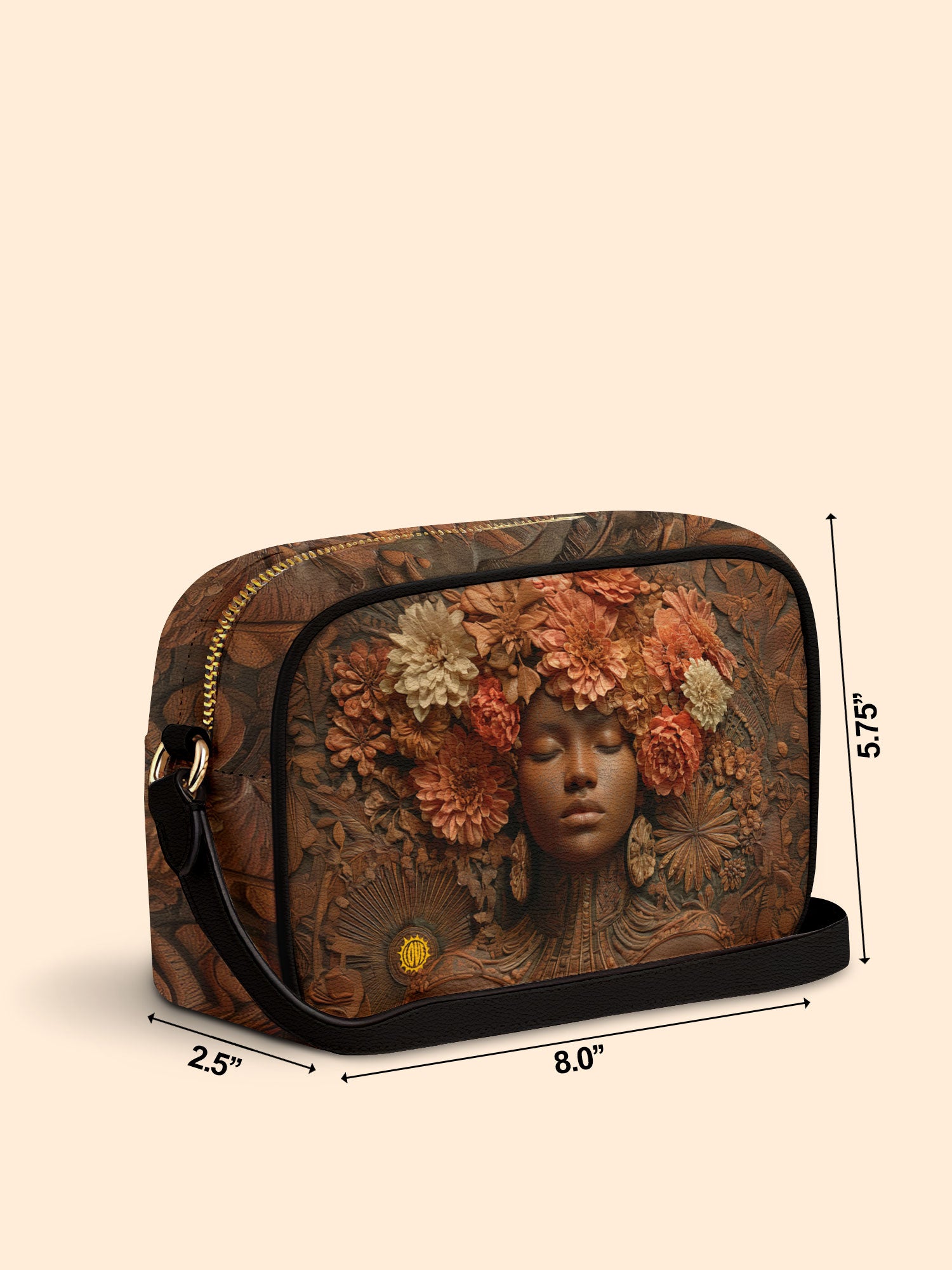 Afro Flora Boxy Crossbody Bag QR0TV027