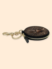 Ancestor Call Circular Coin Pouch Bag Charm QR0XD241