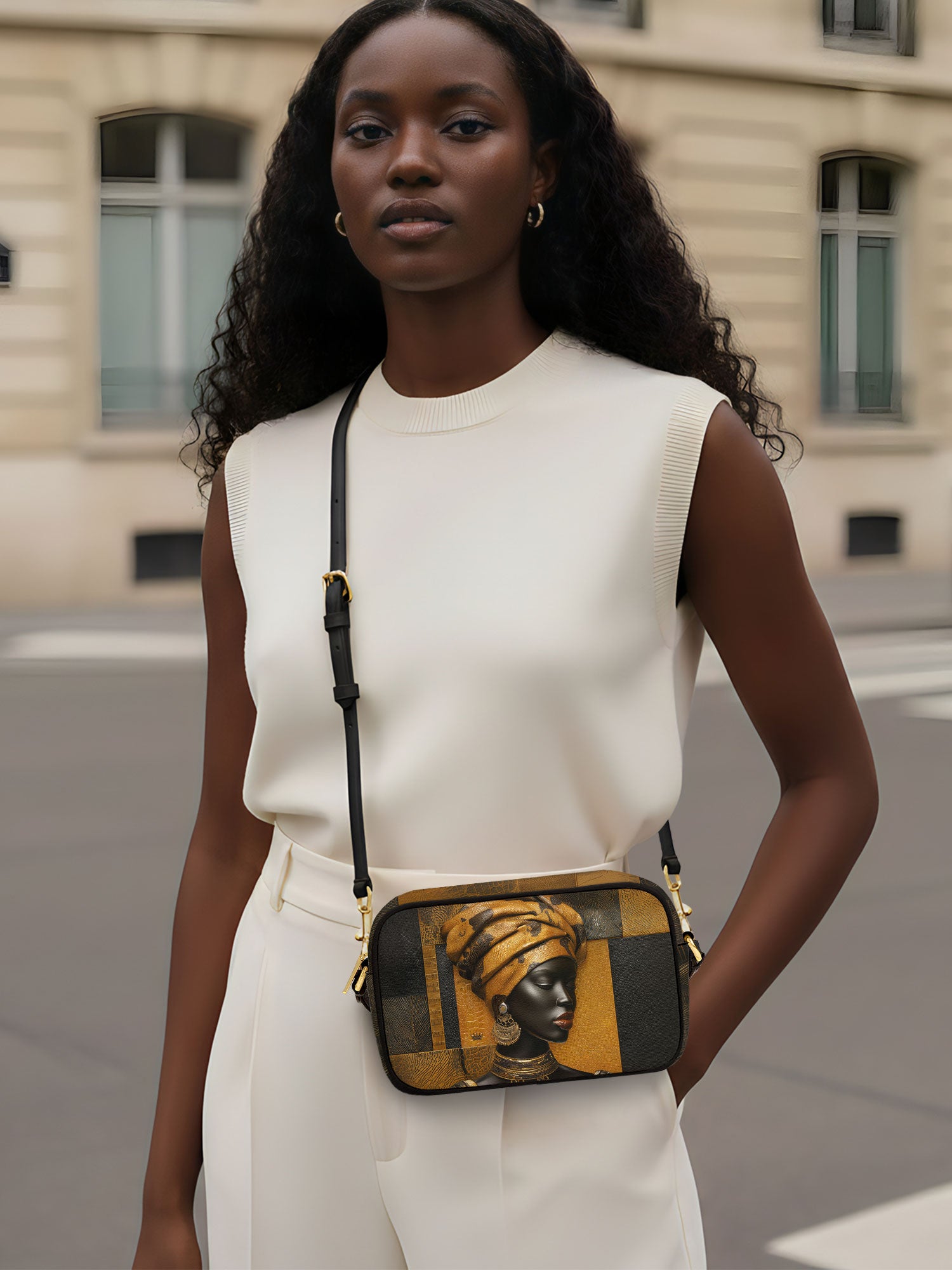 Arden Luxe Boxy Crossbody Bag QR0XD561