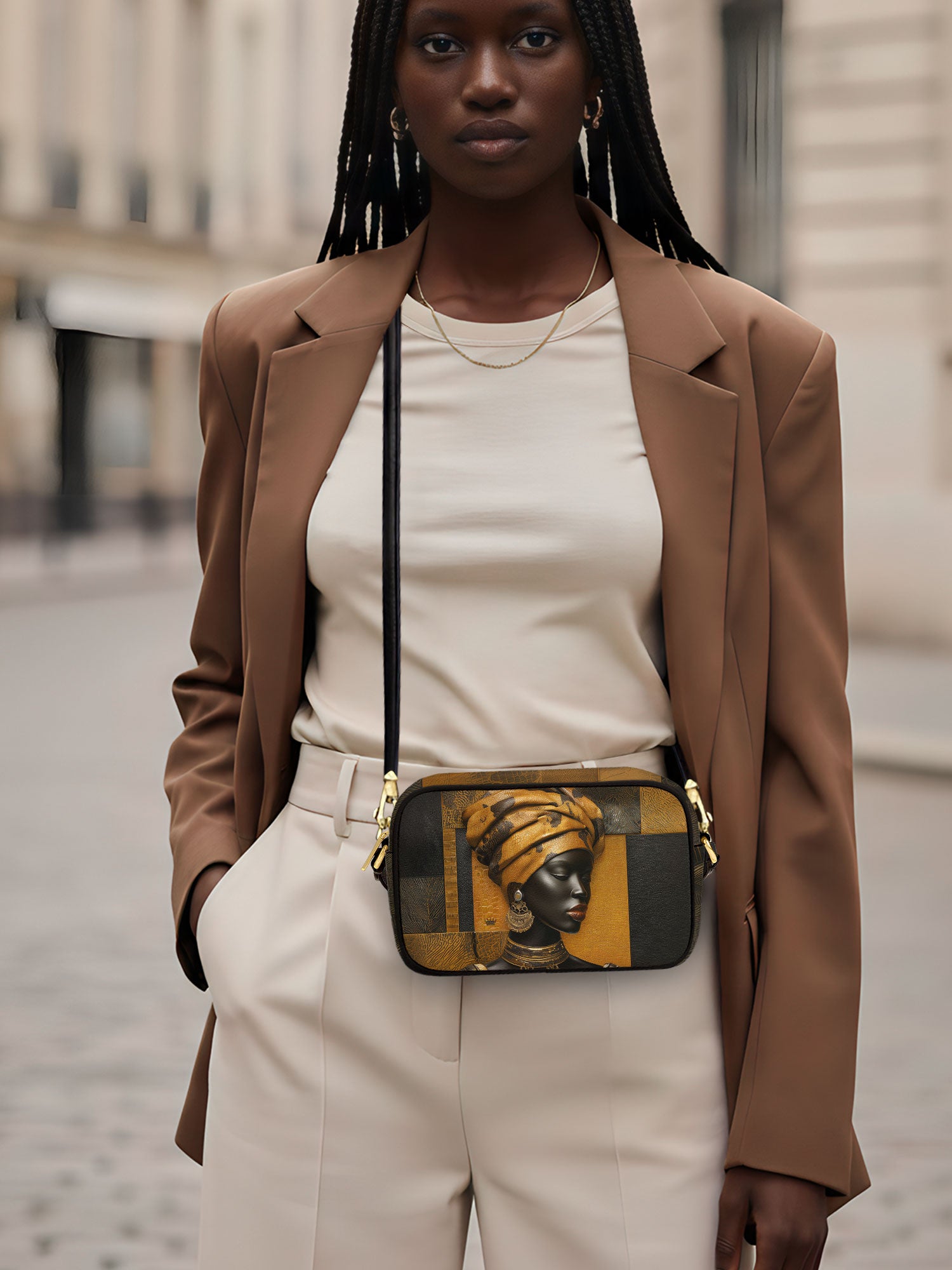 Arden Luxe Boxy Crossbody Bag QR0XD561