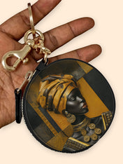 Arden Luxe Circular Coin Pouch Bag Charm QR0XD561