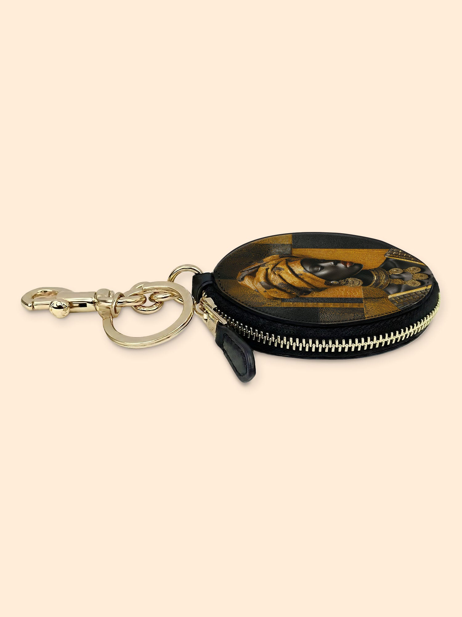 Arden Luxe Circular Coin Pouch Bag Charm QR0XD561