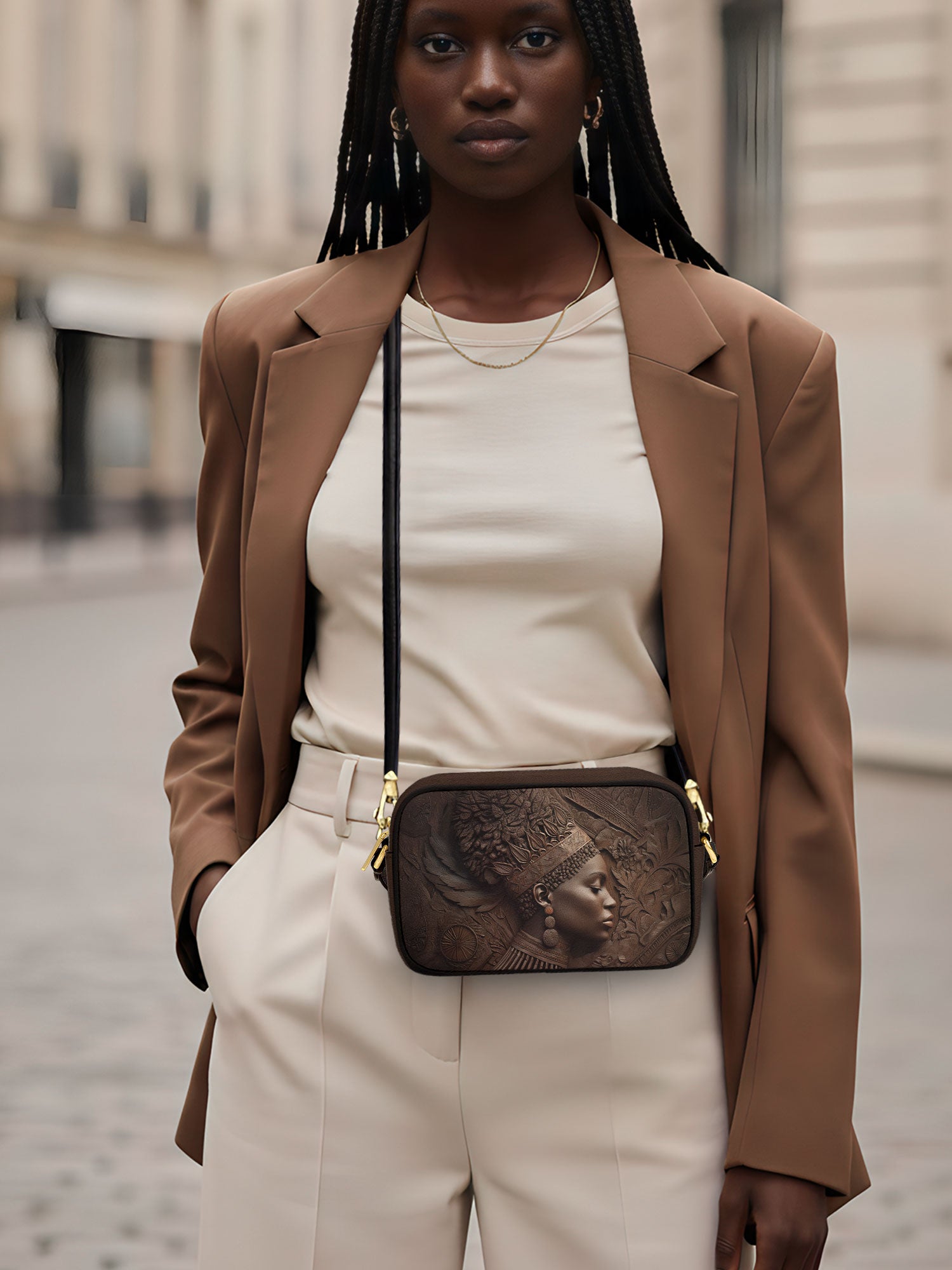 Back To Africa V1 Boxy Crossbody Bag QR0XD730