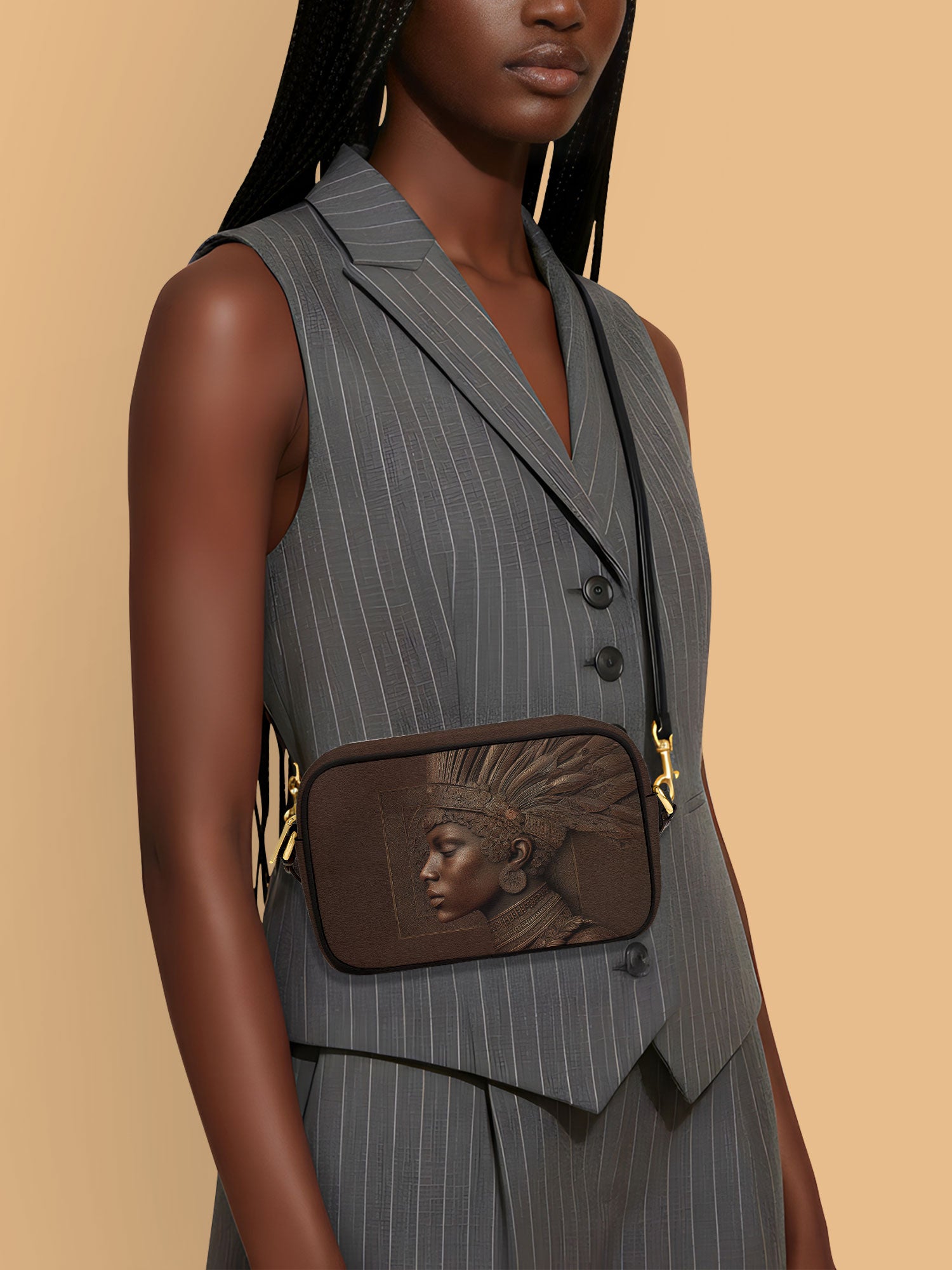 Back To Africa V2 Boxy Crossbody Bag QR0XD731