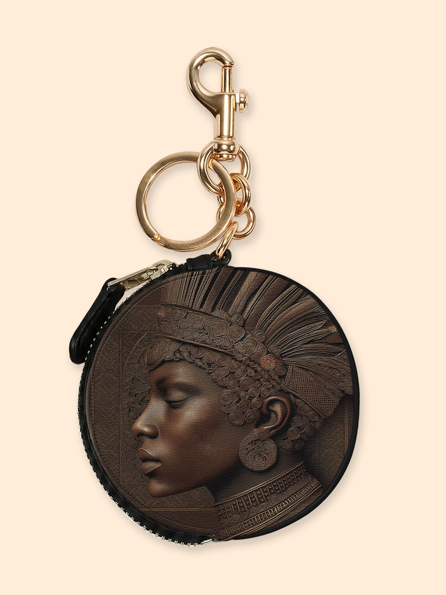 🎁 Back To Africa V1 Circular Coin Pouch Bag Charm QR0XD730 (100% off)