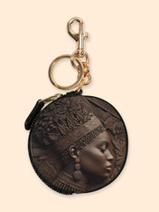 Back To Africa V2 Circular Coin Pouch Bag Charm QR0XD731
