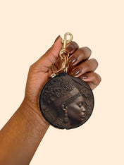 Back To Africa V2 Circular Coin Pouch Bag Charm QR0XD731
