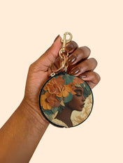 Blossom Divinity Circular Coin Pouch Bag Charm QR0HH070