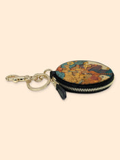 Bound by Knowledge Circular Coin Pouch Bag Charm QR0TD032