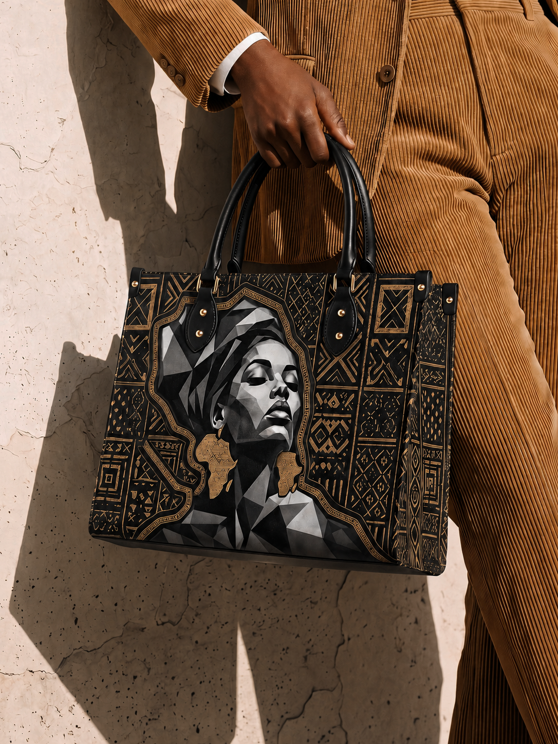 Golden Heritage Premium Leather Handbag QR0HH209