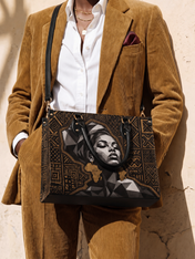 Golden Heritage Premium Leather Handbag QR0HH209