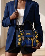 Regal Bloom Premium Leather Handbag QR0HH216