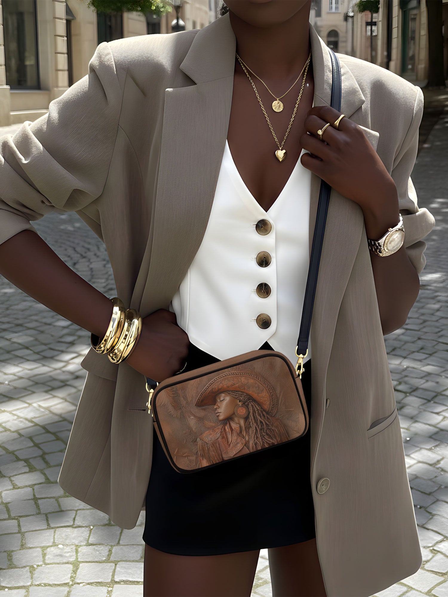 Cowgirl Vibes Boxy Crossbody Bag QR0TD301