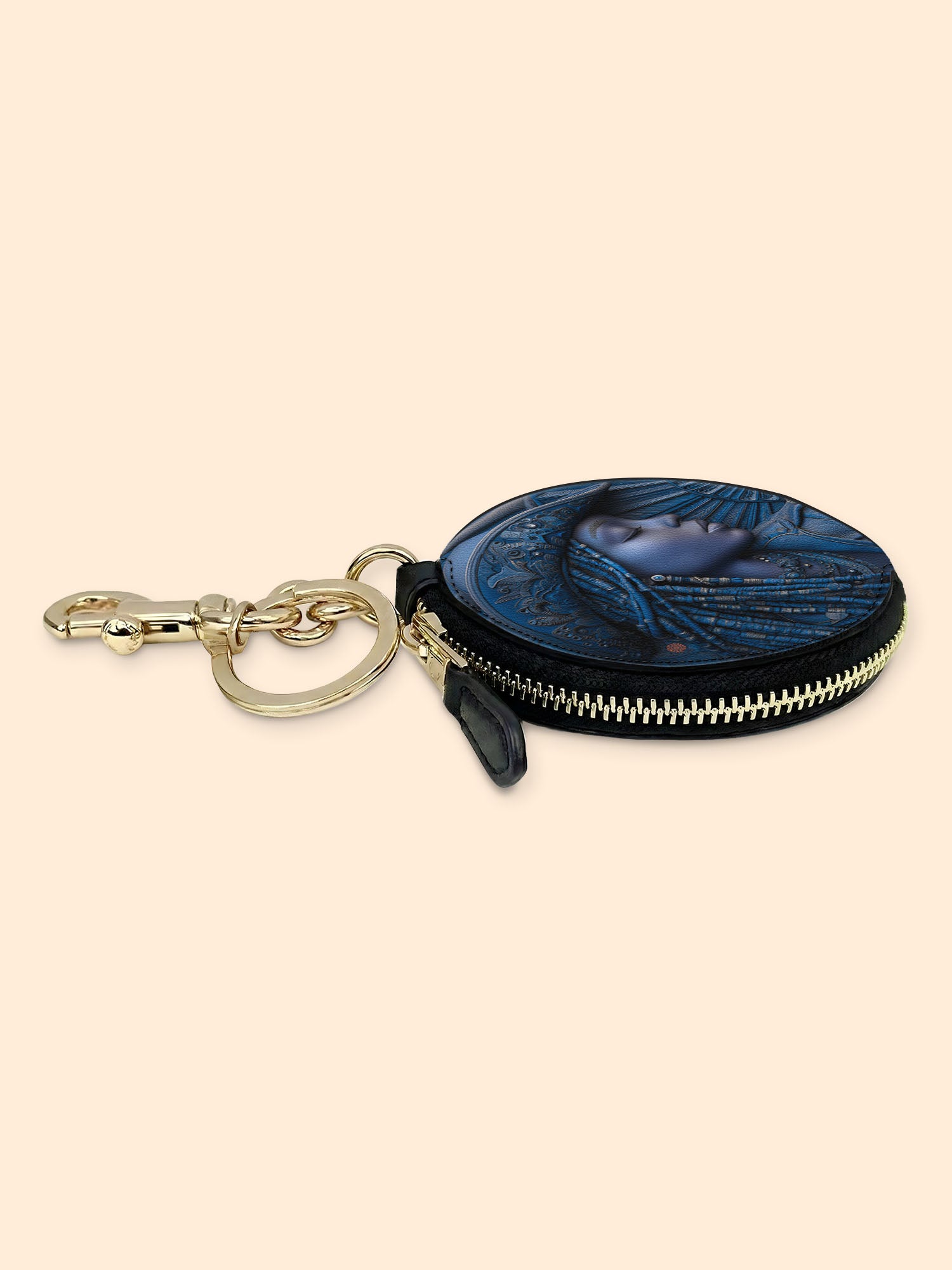 Cowgirl Noir  Circular Coin Pouch Bag Charm QR0TD467