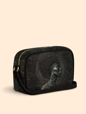 Crowned In Onyx Boxy Crossbody Bag QR0XD119