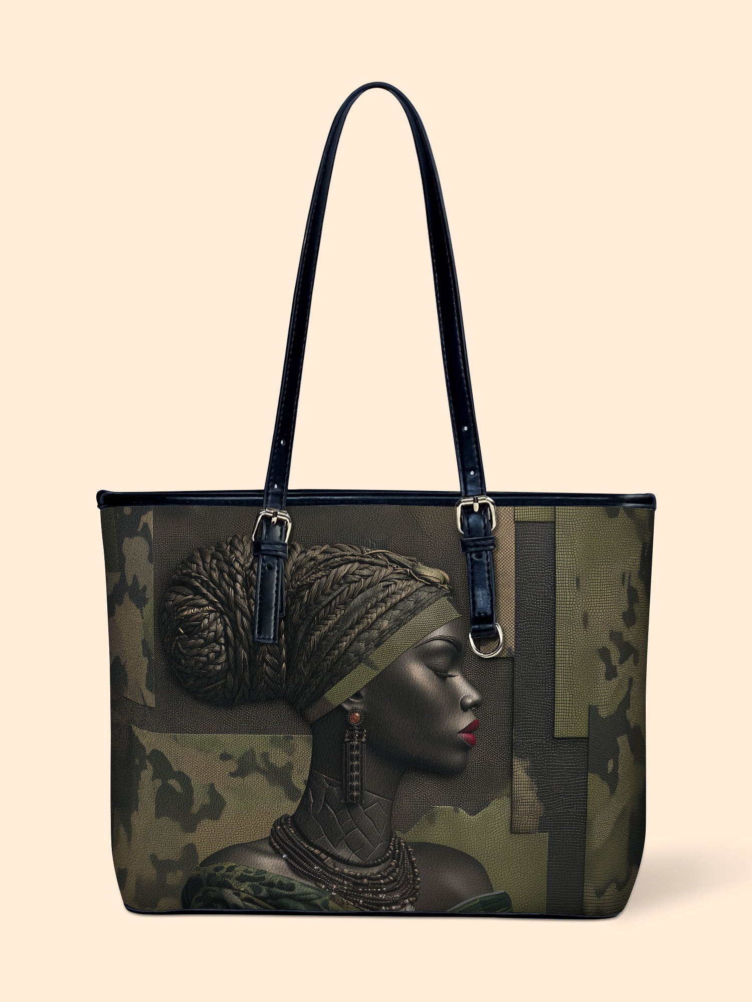 Braided Majesty Leather Bucket Bag QR0XD978