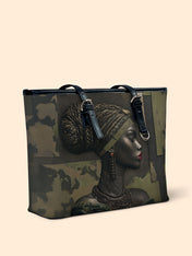 Braided Majesty Leather Bucket Bag QR0XD978