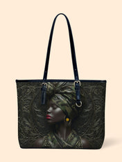 Obsidian Grace Leather Bucket Bag QR0XD977