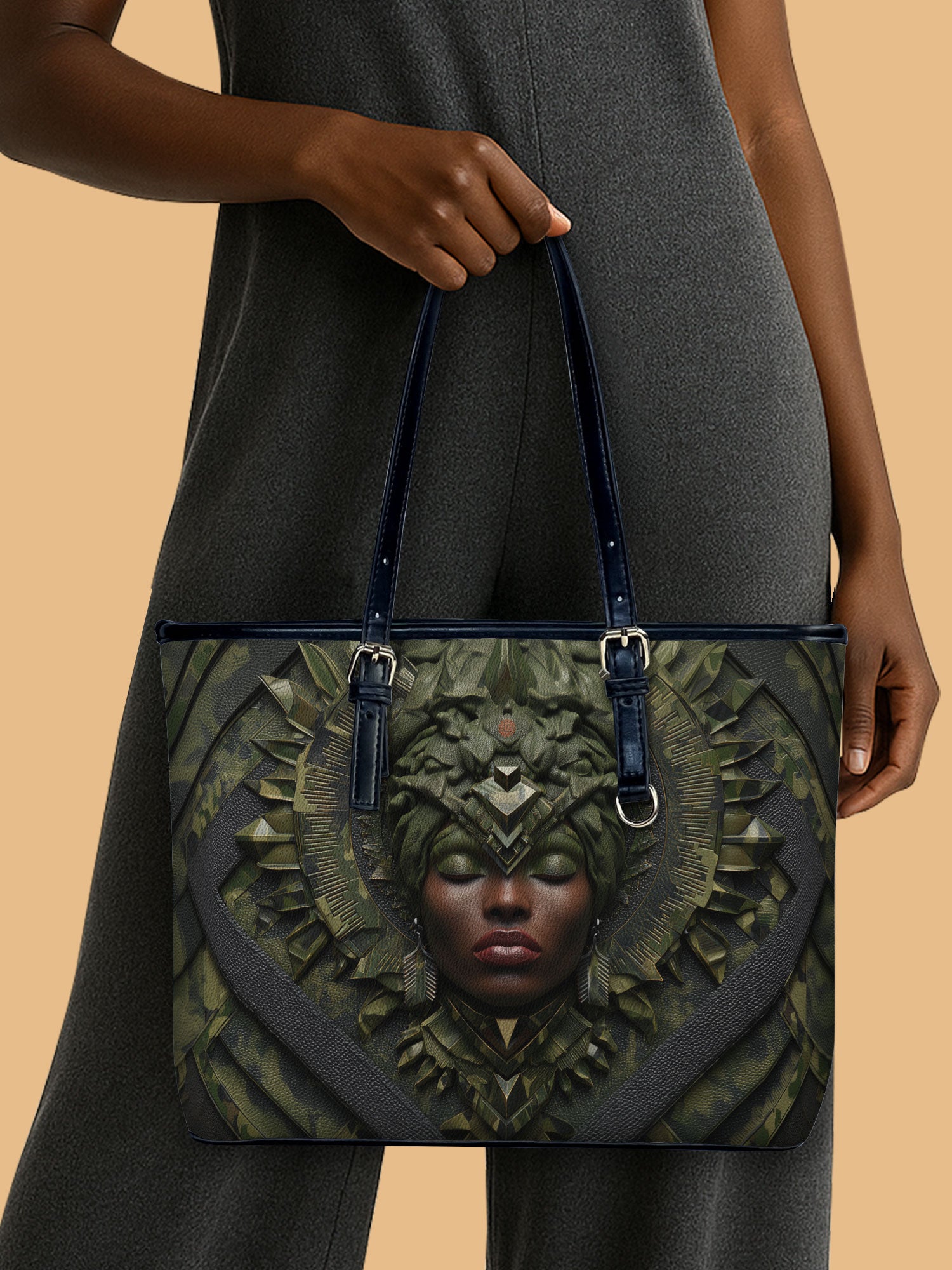 Regal Ascension Leather Bucket Bag QR0XD976