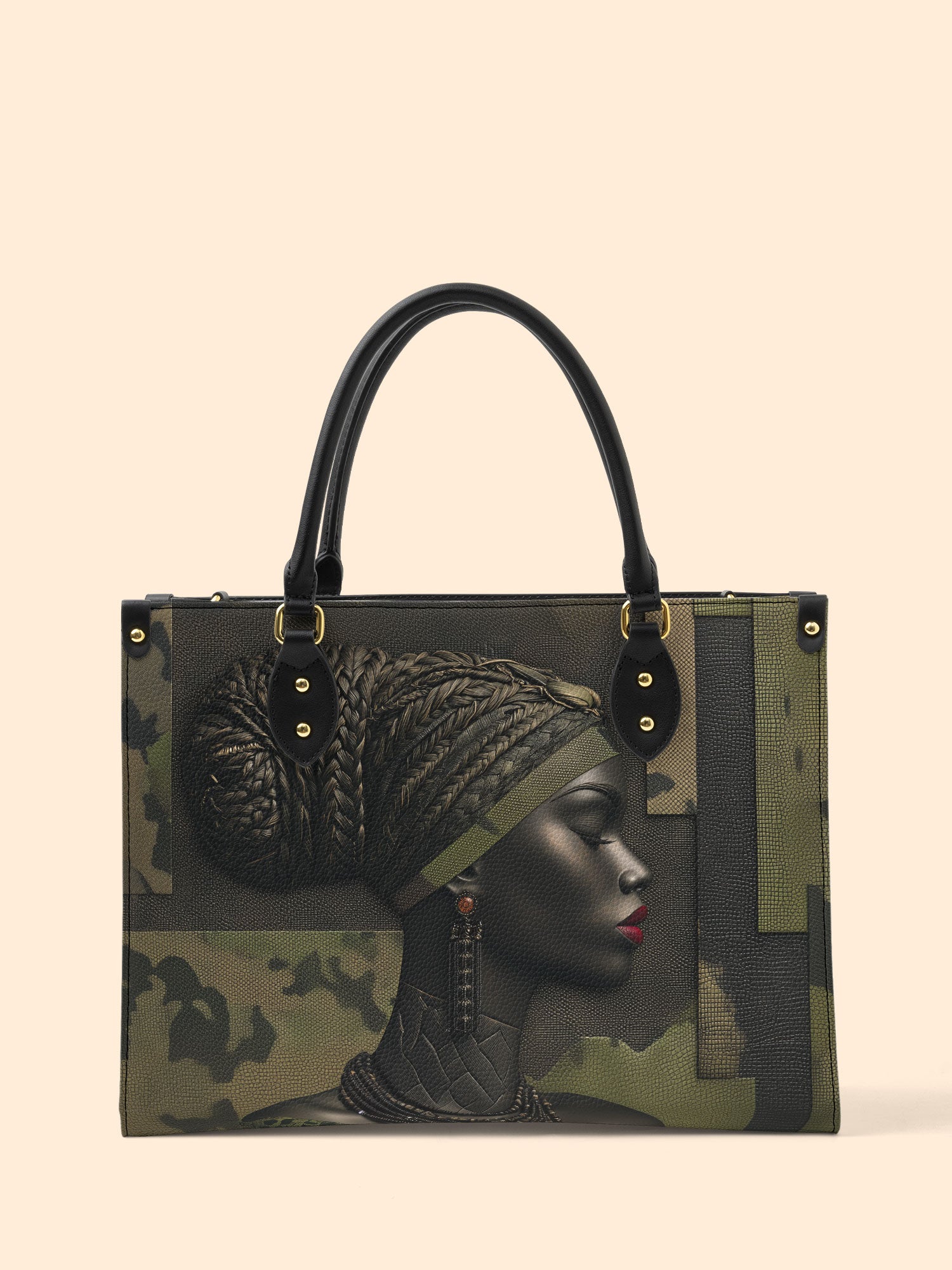 Braided Majesty Premium Leather Handbag QR0XD973