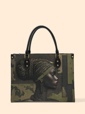 Braided Majesty Premium Leather Handbag QR0XD973