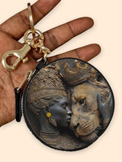 Desert Empress Circular Coin Pouch Bag Charm QR0HH148