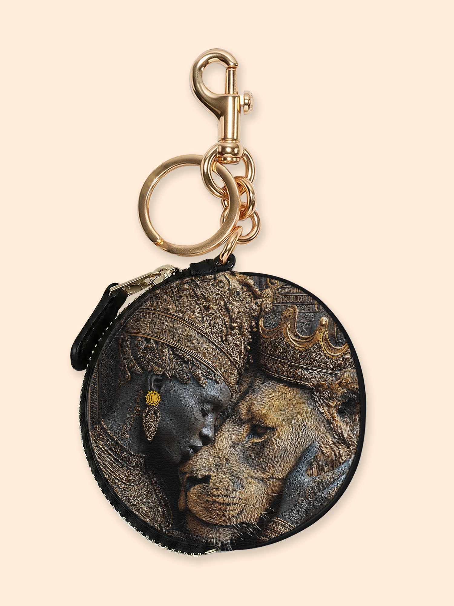 🎁 Desert Empress Circular Coin Pouch Bag Charm QR0HH148 (100% off)