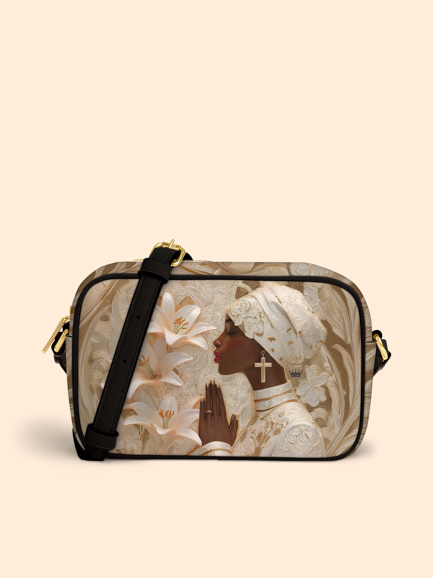 Divine Melanin Boxy Crossbody Bag QR0TD553