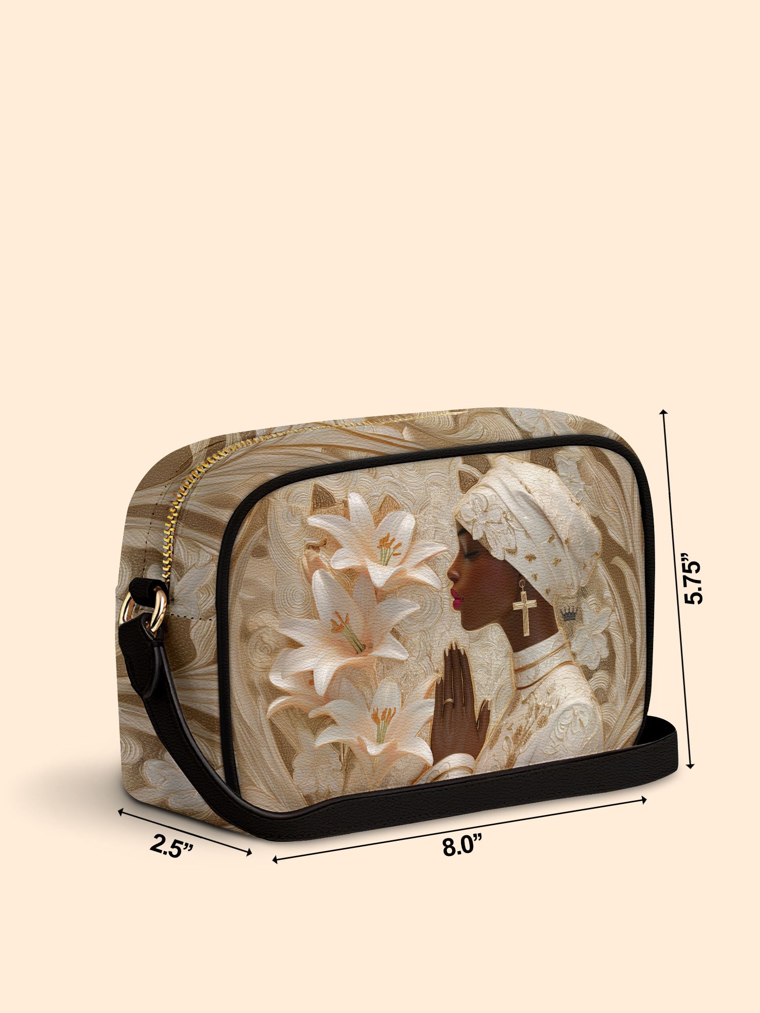 Divine Melanin Boxy Crossbody Bag QR0TD553