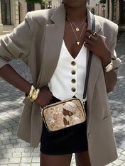 Divine Melanin Boxy Crossbody Bag QR0TD553