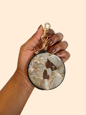 Divine Melanin Circular Coin Pouch Bag Charm QR0TD553