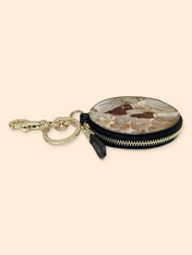 Divine Melanin Circular Coin Pouch Bag Charm QR0TD553