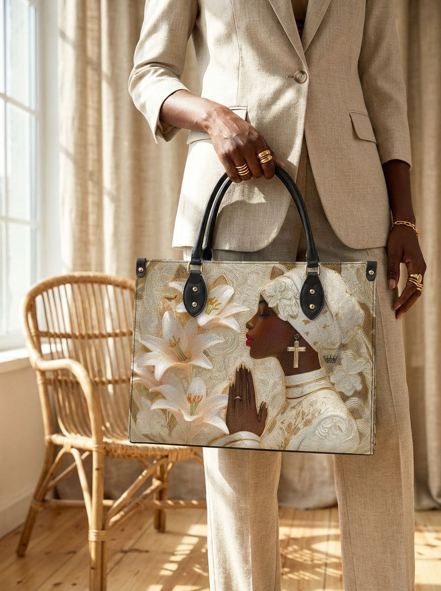Divine Melanin Premium Leather Handbag QR0TD553