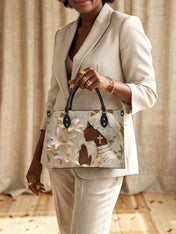 Divine Melanin Premium Leather Handbag QR0TD553