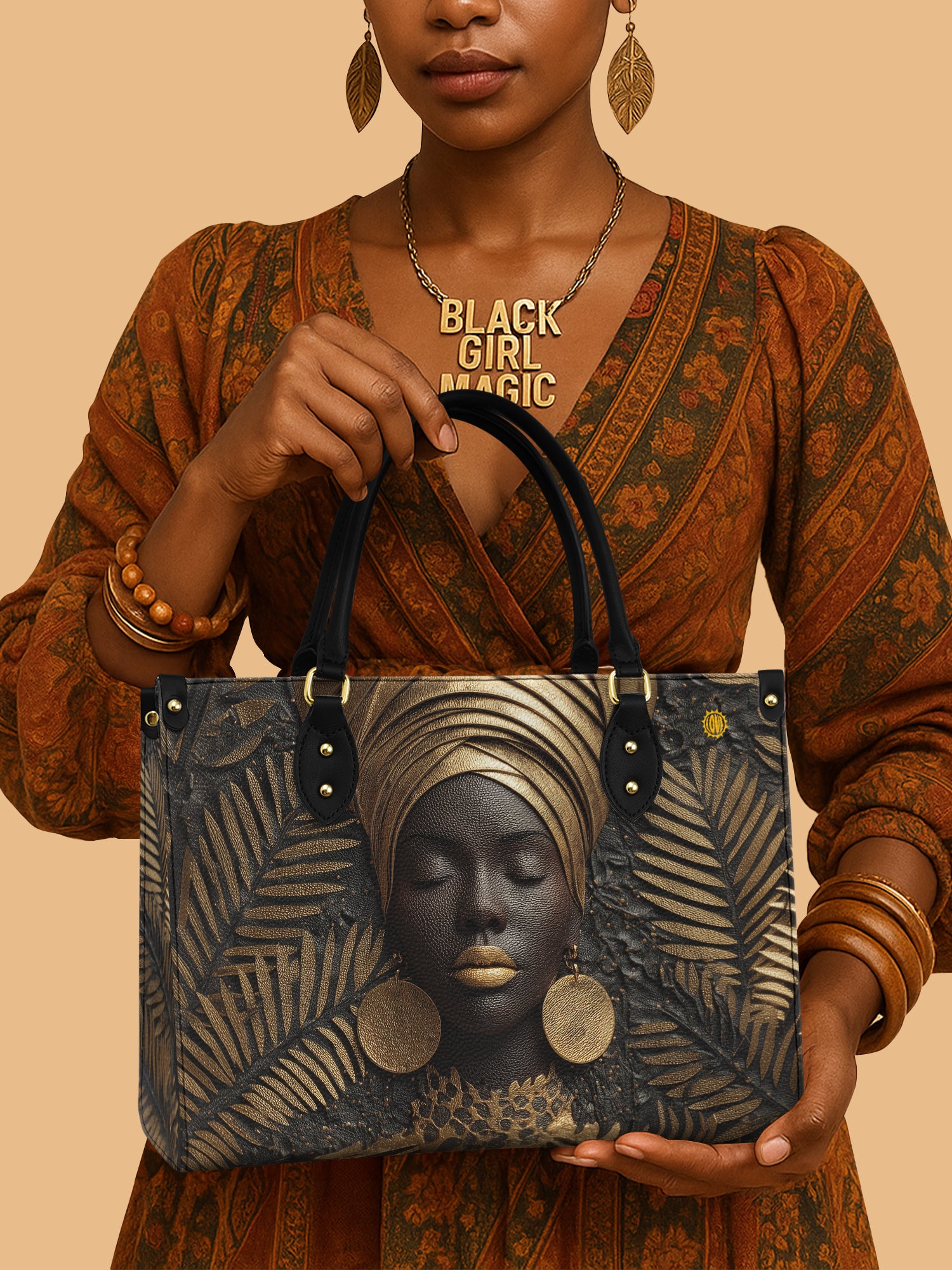 Gilded Roots Premium Leather Handbag QR0TD125