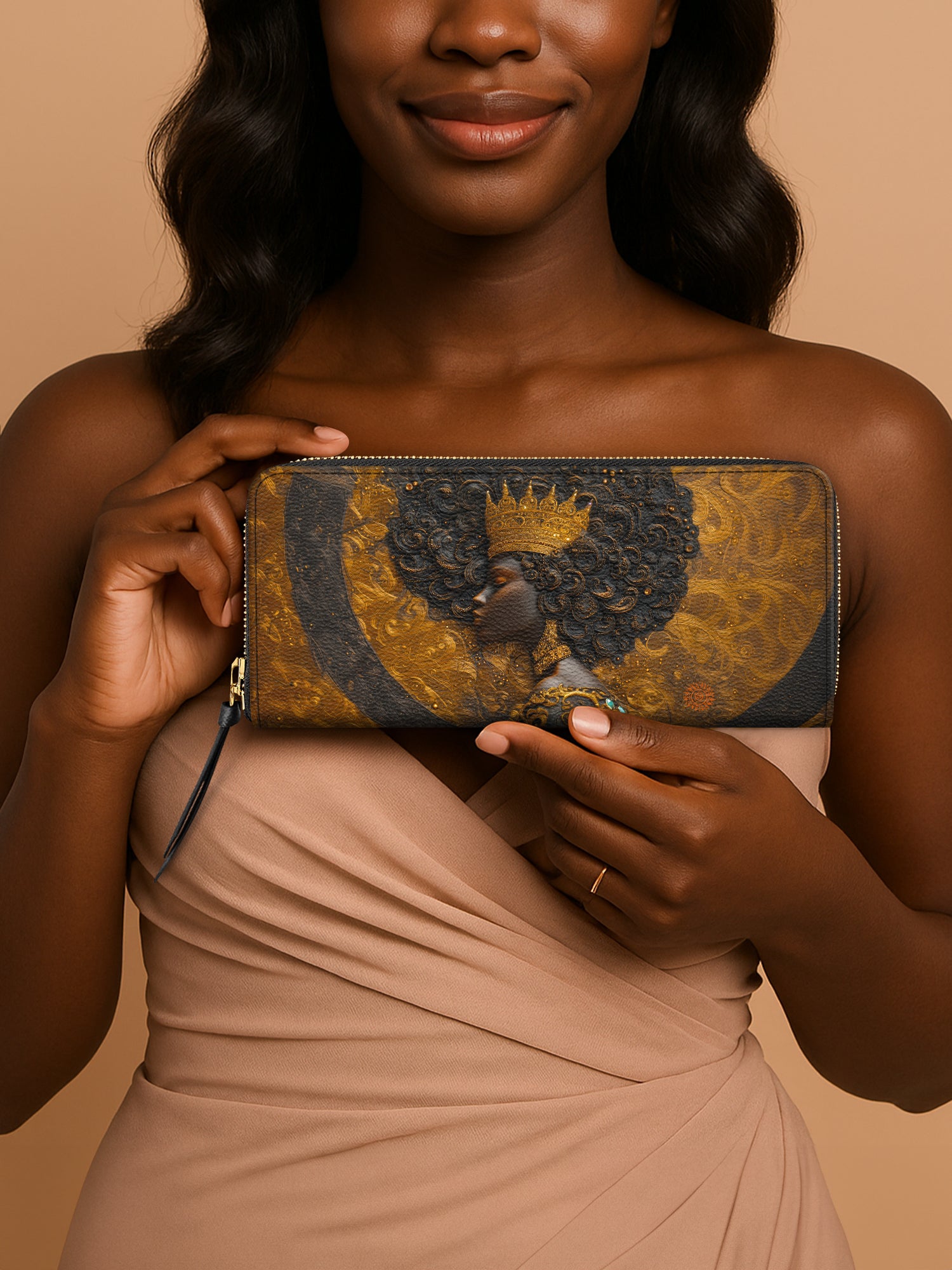 Melanin Spell Slimline Zippy Wallet QR0XD174