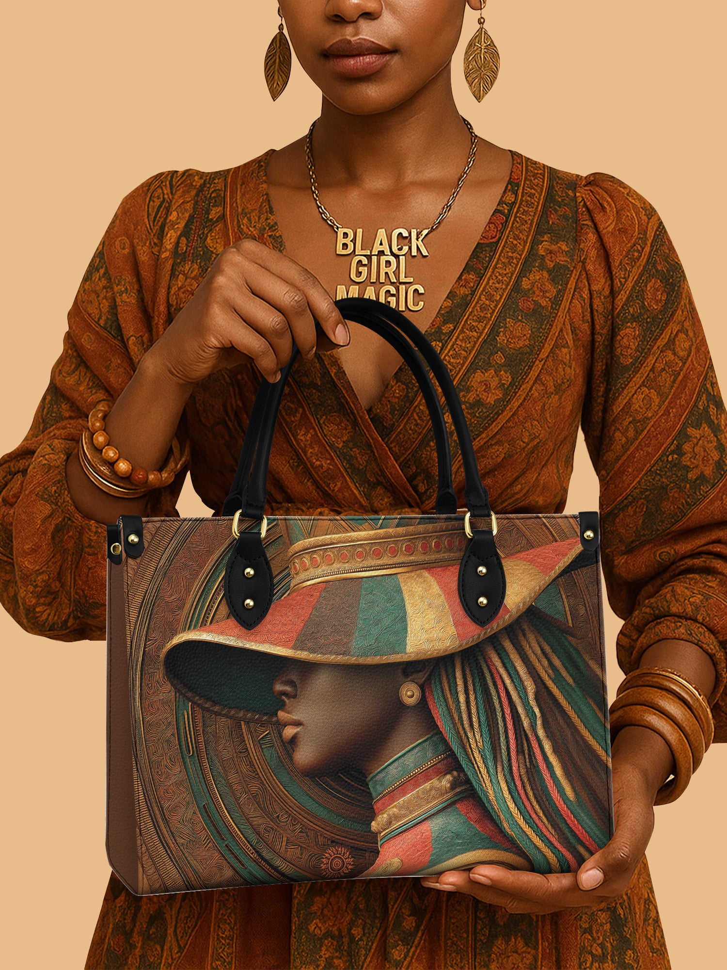 Veiled Pride Premium Leather Handbag QR0TV023