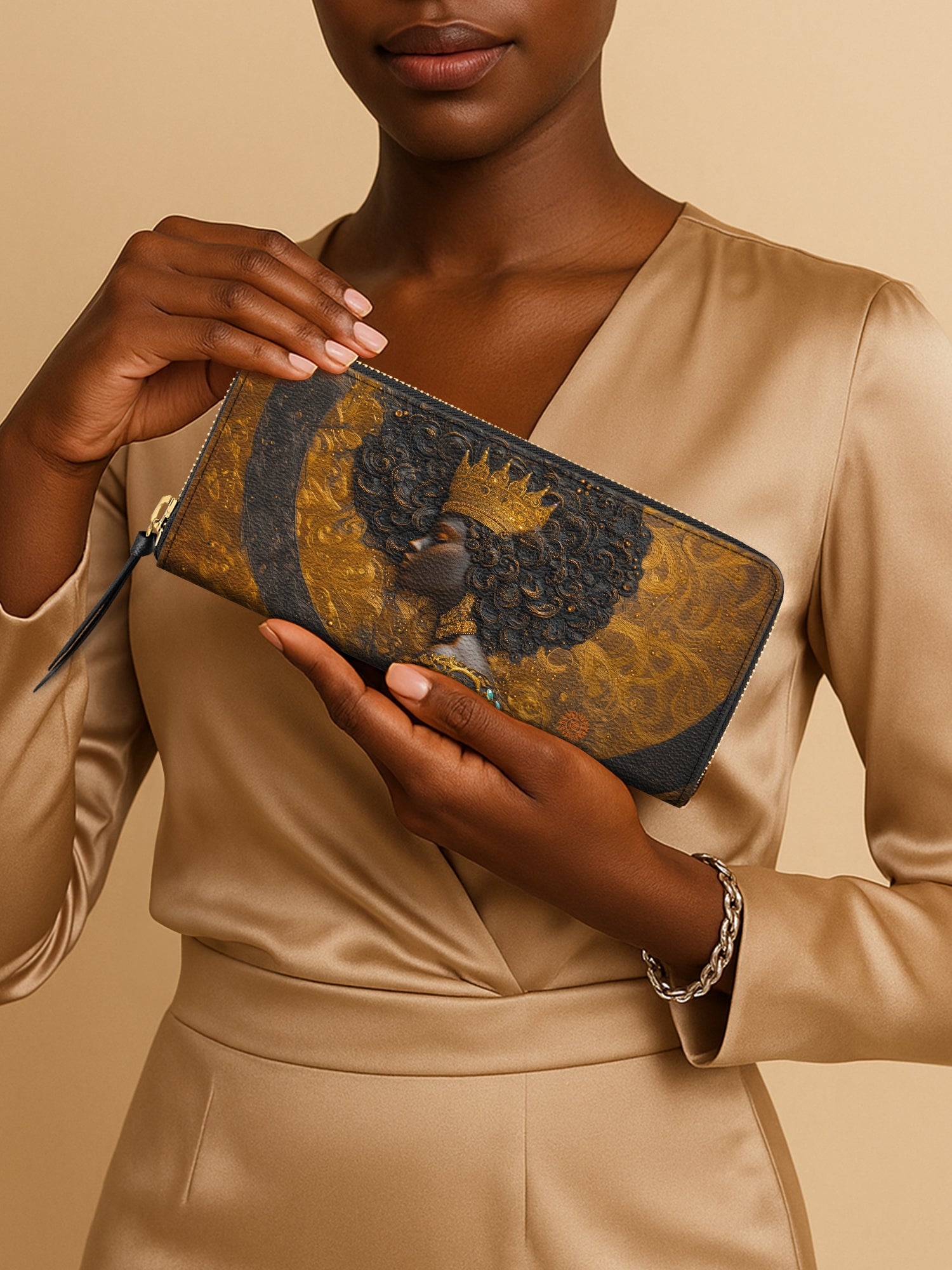 Melanin Spell Slimline Zippy Wallet QR0XD174