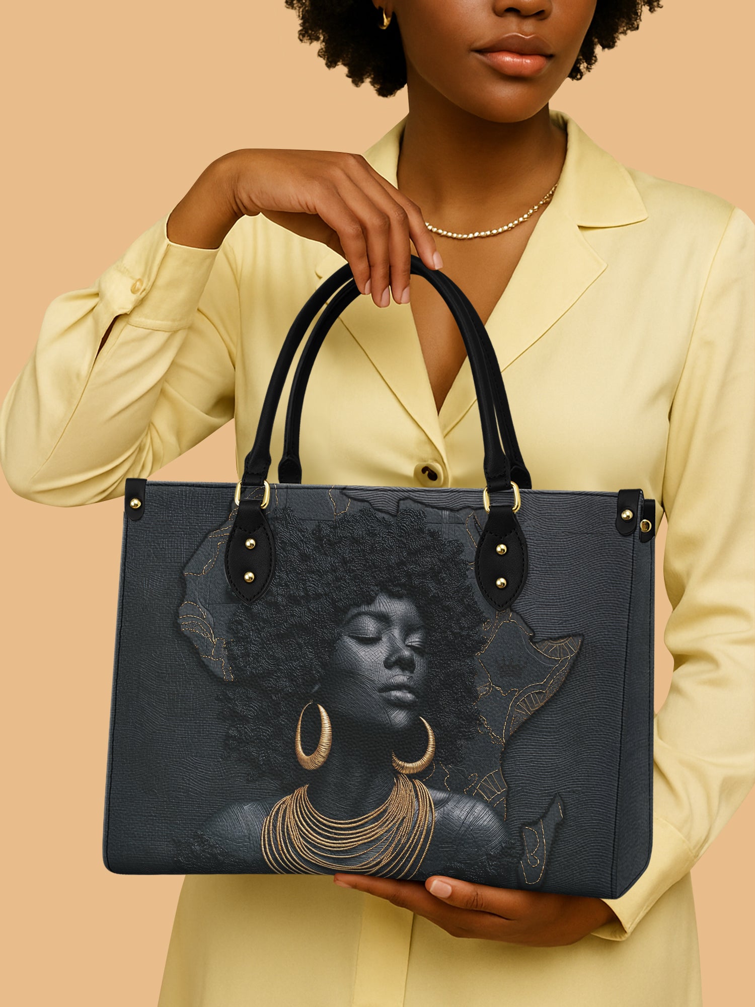 Back To Africa Premium Leather Handbag QR0TD155