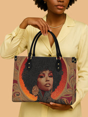 Melanin Muse Premium Leather Handbag QR0XD225