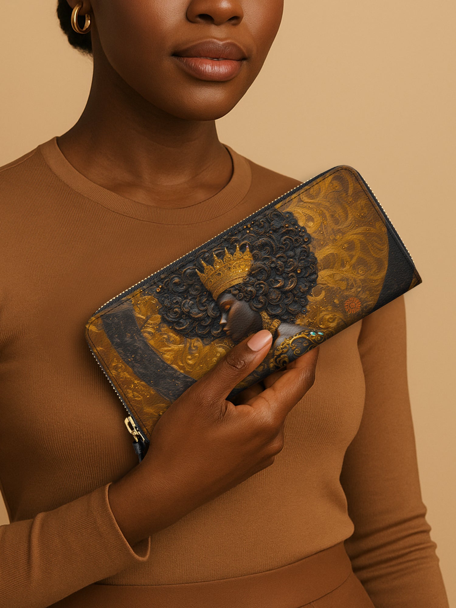 Melanin Spell Slimline Zippy Wallet QR0XD174
