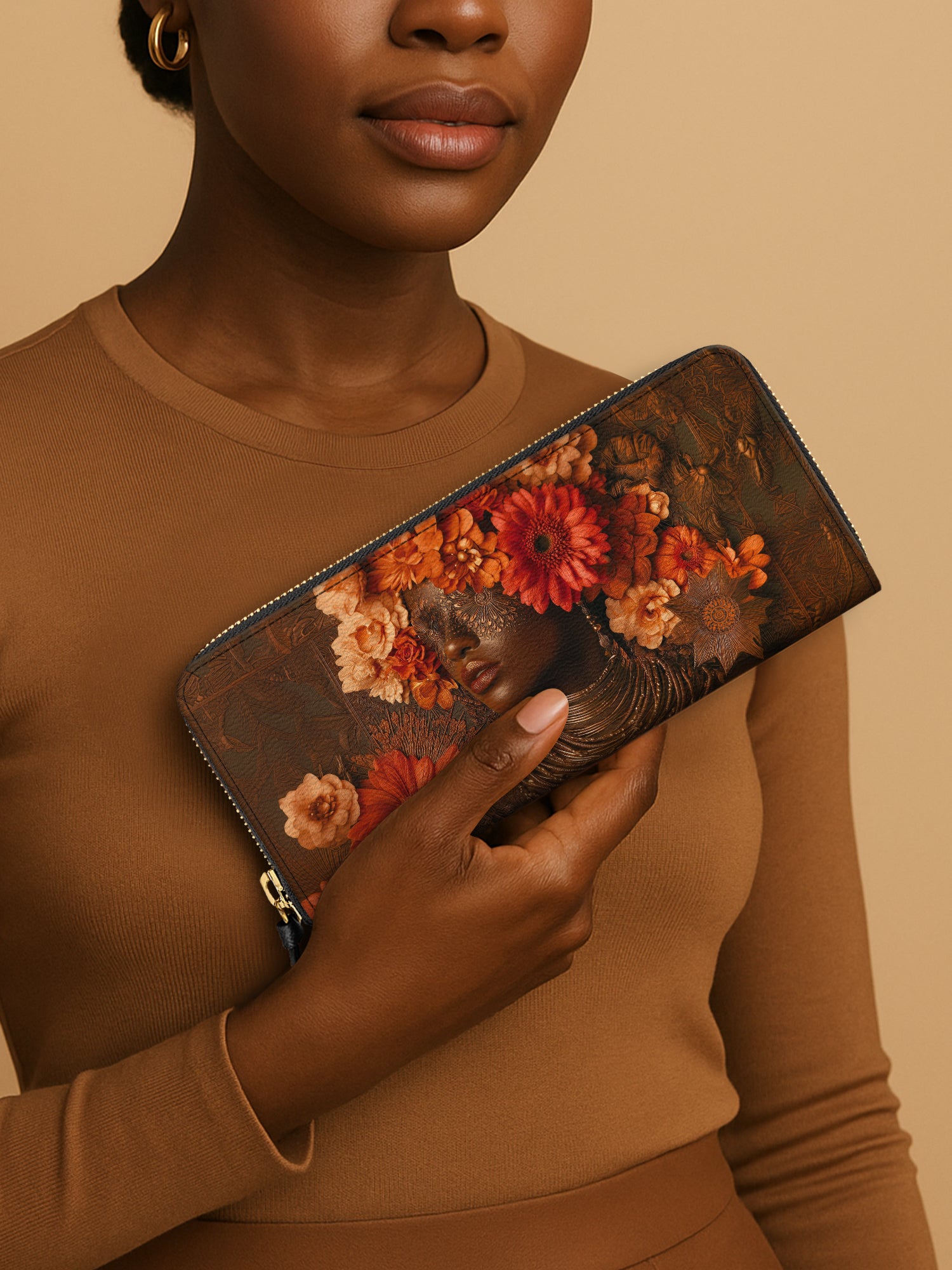 Mystic Bloom Slimline Zippy Wallet QR0TV032