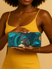 Rooted Spiral Slimline Zippy Wallet QR0TD119